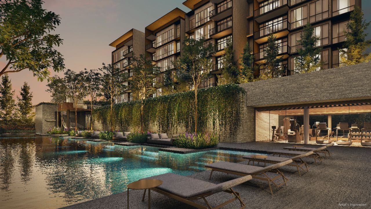 Artist's impression of an AMBERWOOD at Holland pool