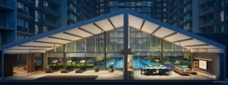 Lucerne Grand gym and function room, artist’s impression