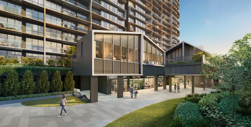 Lucerne Grand retail frontage, artist’s impression