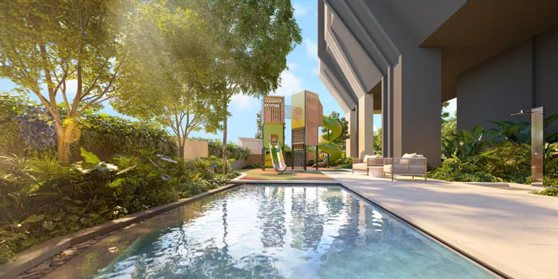 The Serra Residences kids’ pool, artist’s impression