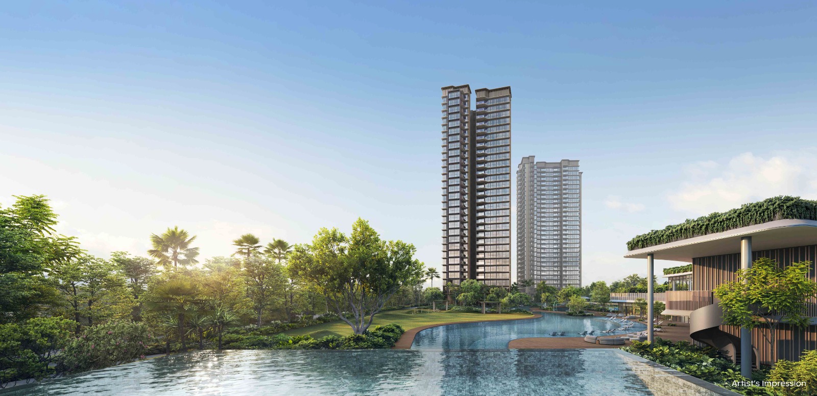 Artist's impression of Thomson Reserve