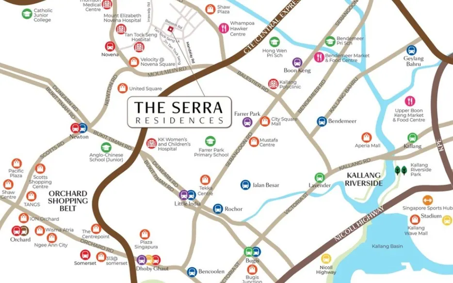 The Serra Residences at Bassein Road in Novena