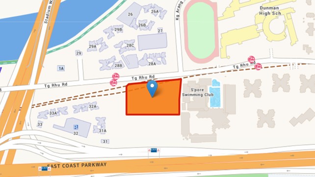 ERA map showing the Tanjong Rhu Road GLS site