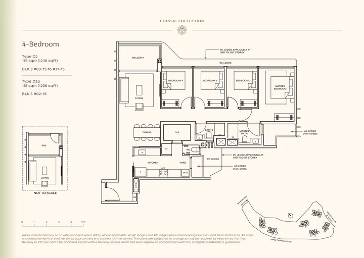 Thomson Reserve Type D2 4-bedroom layout from supplied booklet page 27