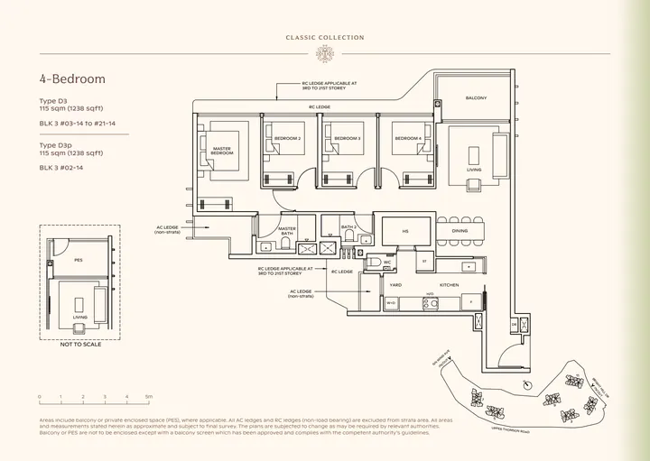 Thomson Reserve Type D3 4-bedroom layout from supplied booklet page 28
