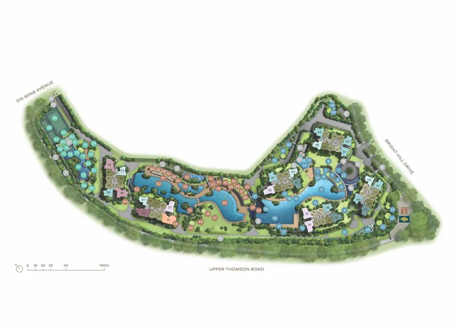 Thomson Reserve supplied site plan